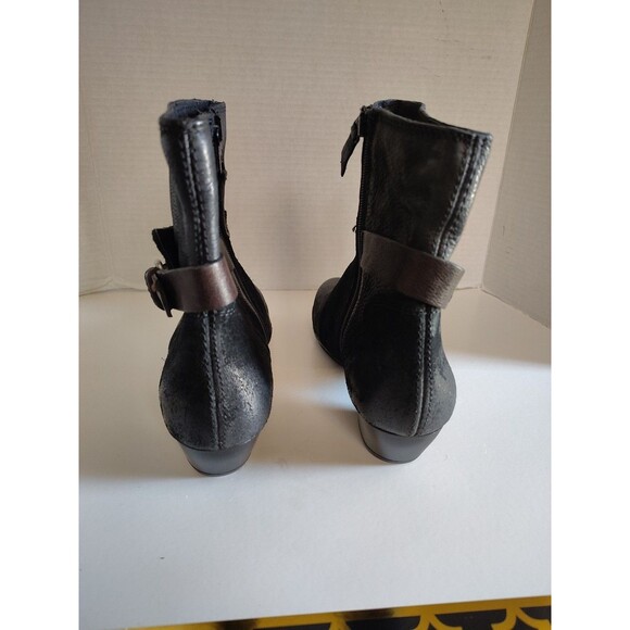 Miz Mooz Elwood Black Leather Suede Boot Size 39 US 8.5- 9 - Picture 8 of 16